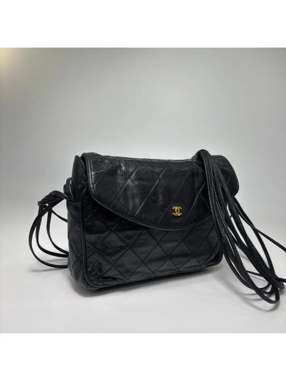 Chanel Super Lambskin Quilted Shoulder Bag Seal